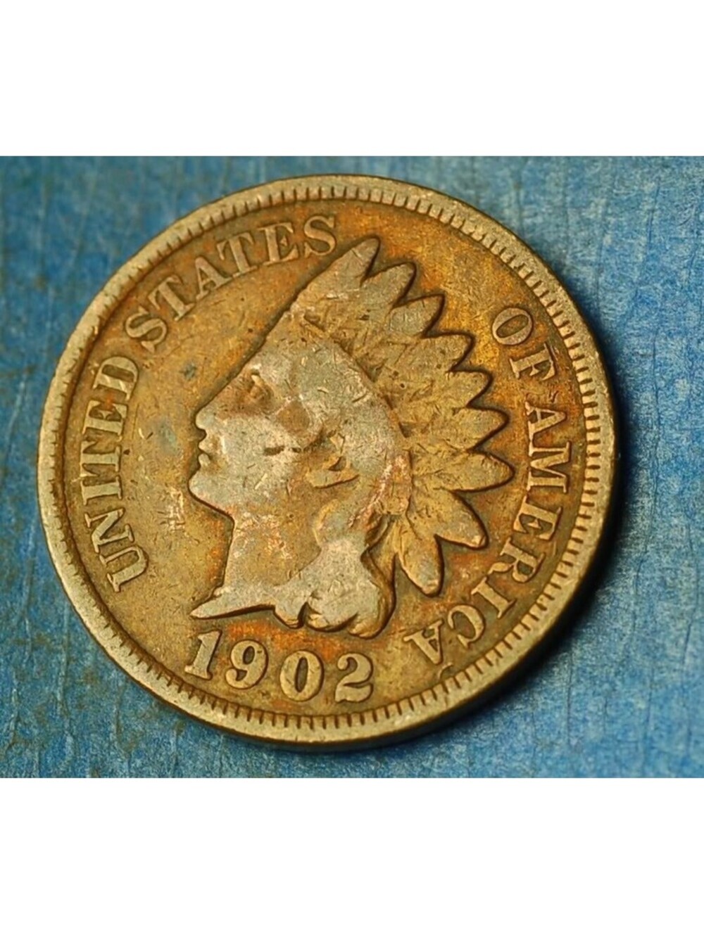 W1476 1902 Indian Head Cent Penny 1c - Check Out Our Store old coin money gift